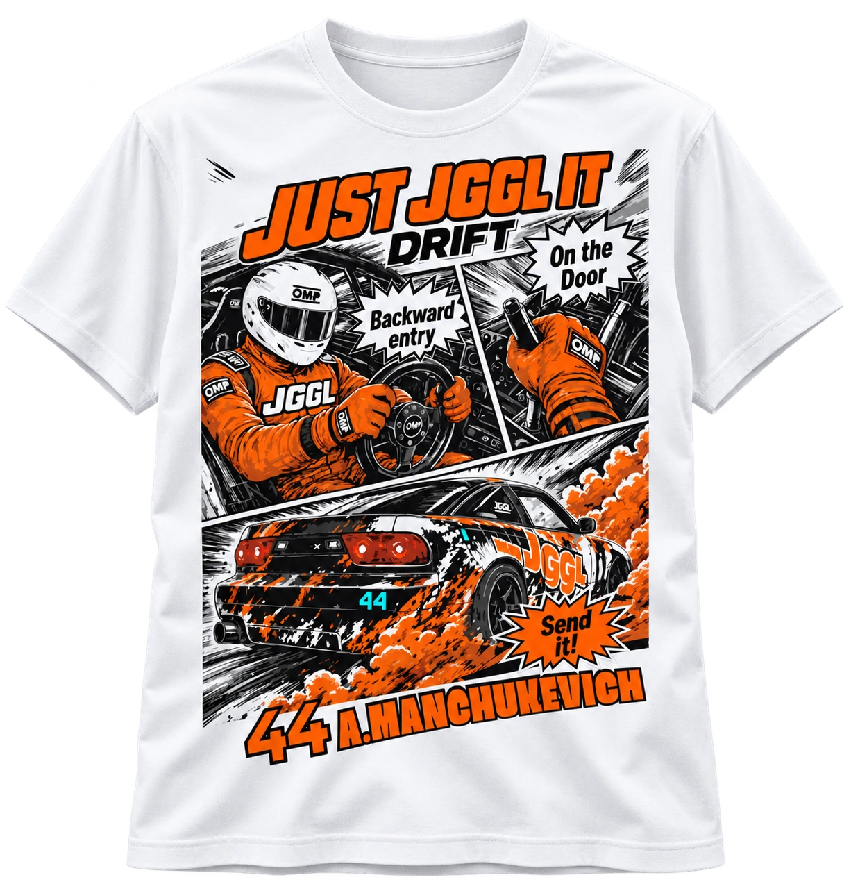 Aleksei Manchukevich #44 Signed Drift T-Shirt